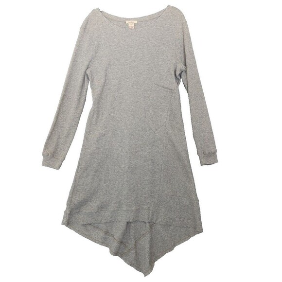 Sundance Dress Womens Size M Gray Thea Thermal Lagenlook Asymmetrical Casual - Picture 1 of 12